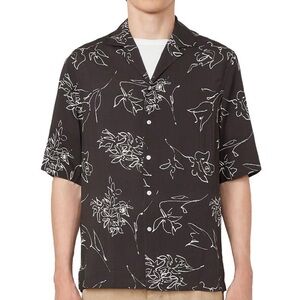 Officine Générale
Eren Short Sleeve Calligraphy Print Shirt XL @B1